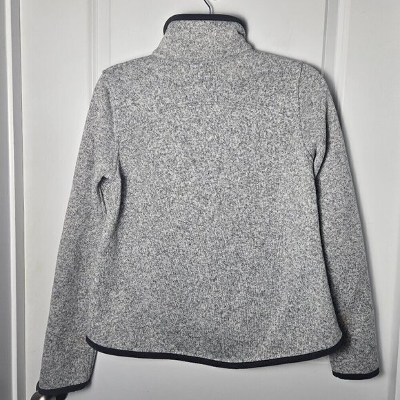 Lululemon Its Fleecing Cold Zip Up - 2 Heathered White / Dark Carbon - Picture 4 of 8